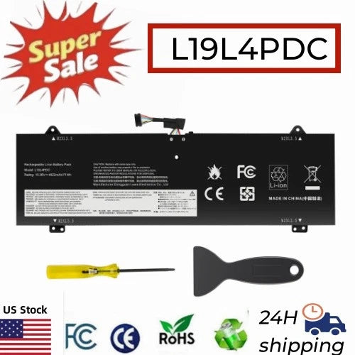 L19C4PDC L19M4PDC L19L4PDC Battery For Lenovo Ideapad Yoga 7i 7-14ITL5 7-14ARB7