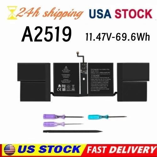 A2519 Battery for Apple MacBook Pro 14-inch M1 Pro 2021 A2442 EMC 3650