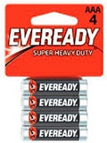 Eveready 04001 - AAA Cell 1.5 Volt Super Heavy Duty Battery (4 Pack) (1212SW-4)