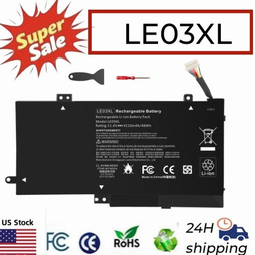 LE03XL Battery For HP Envy x360 15.6" 13-s056nw 13-s054sa 796220-541 796356-005