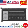 42Wh Laptop Battery For Dell Inspiron 13 5000 series 13 5368 5378 5379 WDXOR