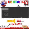 90V7W Battery for Dell XPS 13 9343 13 9350 0DRRP 5K9CP JD25G JHXPY P54G P54G001