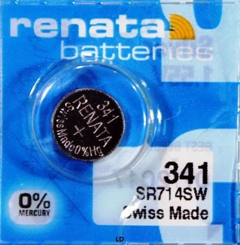 341 RENATA SR714SW 341 V341 D341 Watch Battery Free Shipping Authorized Seller