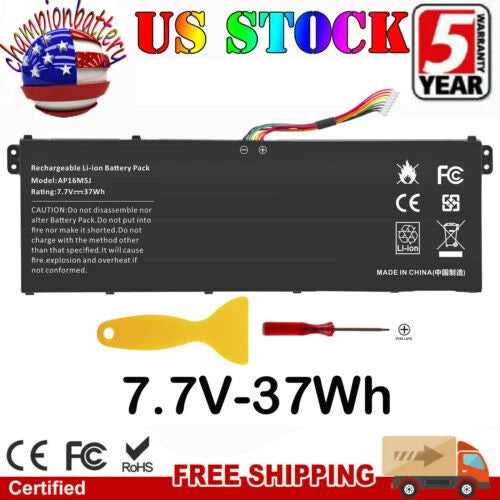 Battery for Acer Aspire 3 A314-31 A315-51 ES1-523 A515-51 AP16M5J KT.00205.006