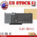 Battery for Dell Latitude E5250 E5450 E5550 Notebook 15.6" G5M10 51Wh 7.4V 4Cell