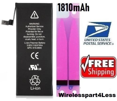 LOT OF 20 X 1810 mAh Li-Ion Battery Replacement For iPhone 6 6G 4.7" + Adhesive
