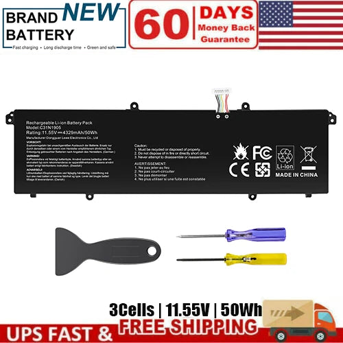 C31N1905 Battery For ASUS VivoBook S13 S333 S333JA S333EA S330 S14 S433 S433F