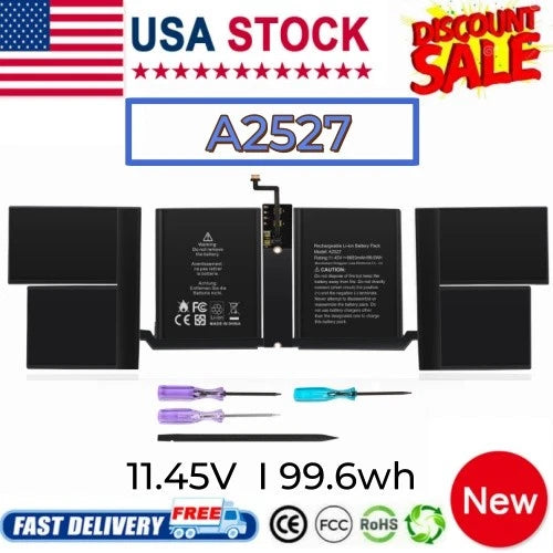 ?A2527 Battery for Apple MacBook Pro 16'' A2485 (Late 2021) EMC 3651 99.6Wh
