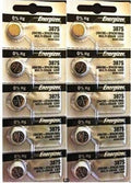 ENERGIZER 387S 394/380 + Spacer Ring (10 piece) New Battery Authorized Seller
