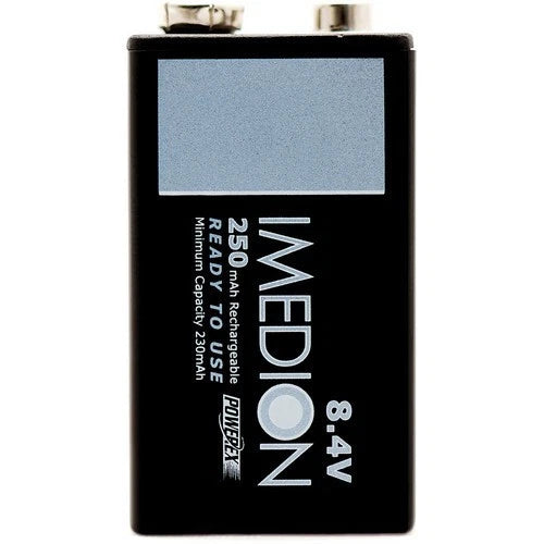 Powerex Imedion 9V 8.4V 250mAh Rechargeable NiMH Maha Battery