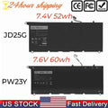 PW23Y/JD25G Battery for Dell XPS 13 9360 XPS 13 9343 9350 13D-9343 Series