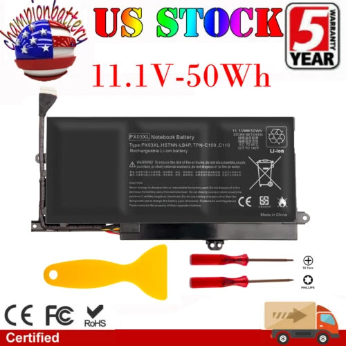 PX03XL Notebook Battery for HP Envy 14 Touchsmart M6 M6-k Sleekbook 715050-001