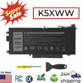 K5XWW Battery 2-in-1 For Dell Latitude 7389 7390 L3180 5285 5289 Series 60Wh