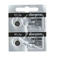 2 Pk Energizer 393 309 SR754 LR754 SR48 LR48 AG5 193 V393 D393 RW28 S15 Battery