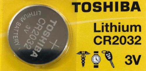 1 x New Original Toshiba CR2032 CR 2032 3V LITHIUM BATTERY BR2032 DL2032 Remote
