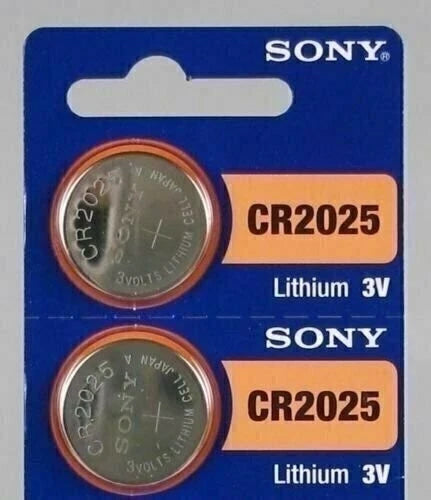 2 Sony CR2025 Lithium Coin Battery New Expire 2023 Ship from USA