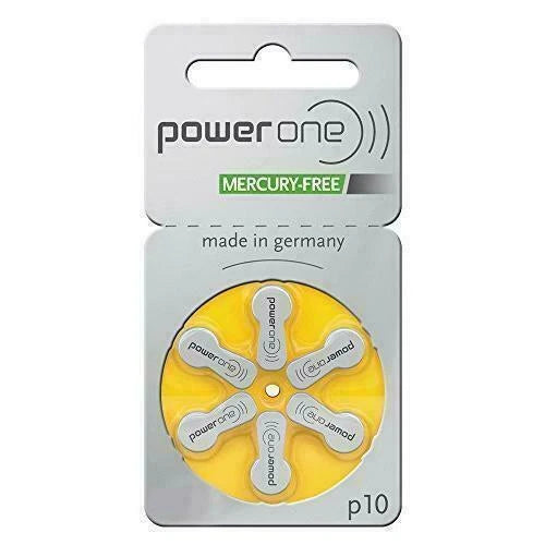 Powerone Hearing Aid Battery Size P10 - 30 to 240 batteries - Fresh Exp 2029
