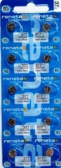 377 RENATA SR626SW SR626W WATCH BATTERIES (10 piece) New Authorized Seller
