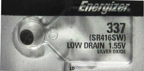 ENERGIZER 337 SR416SW WATCH BATTERIES SR416 D337 V337 Sealed Authorized Seller