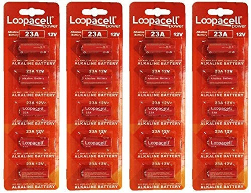 20 PCS FRESH Loopacell A23 23A/A23/E23A/GP23A/MN21 12V Alkaline Battery