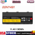 77++ New 00NY492 00NY493 Battery For Lenovo Thinkpad P50 P51 P52 L17L6P51 90Wh