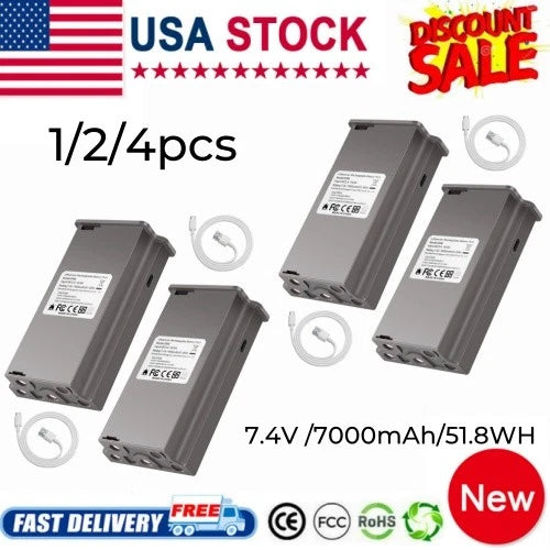 1/2/4 PCS FOR TACTACAM Reveal Lipo Lithium Battery Pack for Reveal X Gen 3.0 2.0