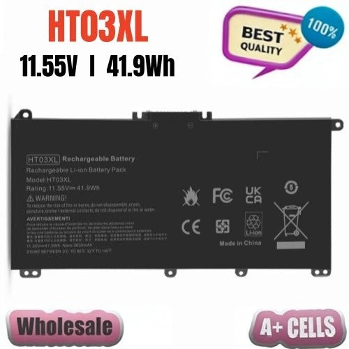 41.9Wh HT03XL Battery for HP Pavilion L11119-855 L11421-421 HSTNN-LB8M + Tools