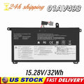 01AV493 Battery for Lenovo ThinkPad T570 T580 P51S P52S 00UR890 00UR891 Internal