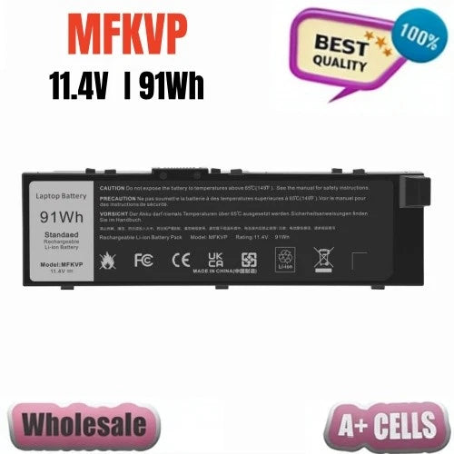 LOT 91Wh Battery MFKVP For Dell Precision 15 7510 7520 17 7710 7720 M7510 M7710