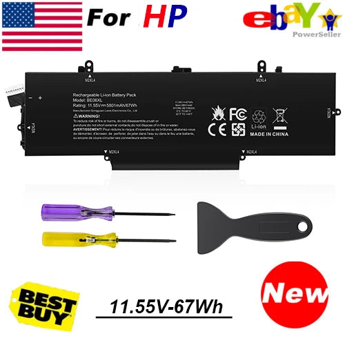 BE06XL Battery For HP Elitebook Folio 1040 G4 HSTNN-IB7V 918045-171 67Wh 11.55V