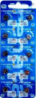 397 RENATA SR726SW (10 piece) D397 Watch Battery Free Shipping Authorized Seller