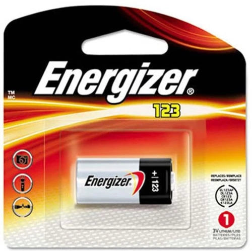 1 Energizer Lithium CR123A 123 CR123 3V Photo Battery