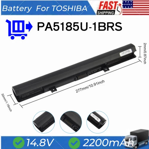 ?Battery for Toshiba Satellite C55D C55T C55-B5200 PA5185U-1BRS PA5186U PA5195U