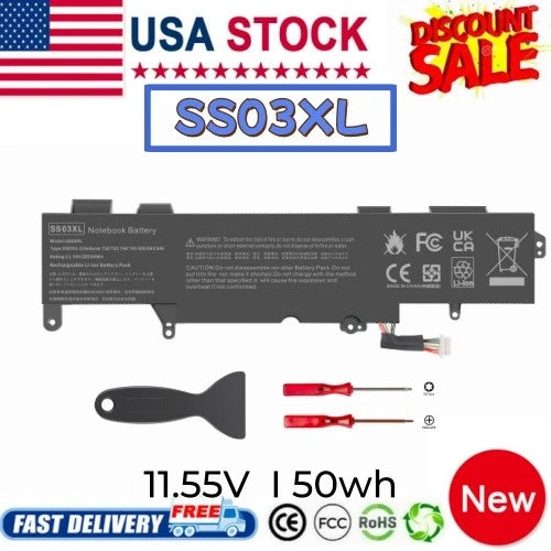 ?SS03XL Battery For HP EliteBook 830 G5 / 840 G5 / 735 G5 745 HSTNN-LB8G 50wh