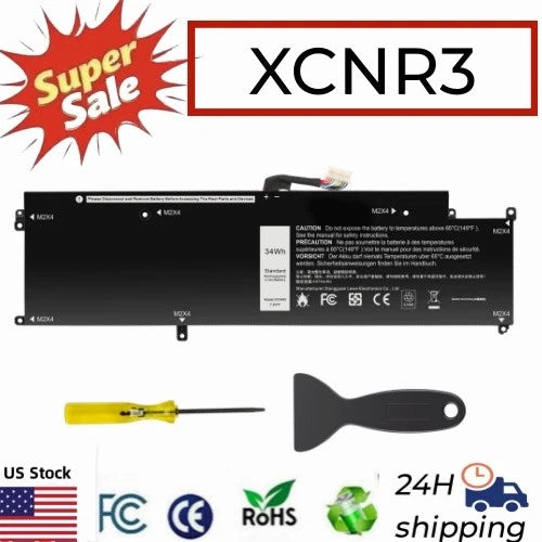 XCNR3 Battery for Dell Latitude 13 7370 E7370 Series WY7CG MH25J 0XCNR3 34Wh