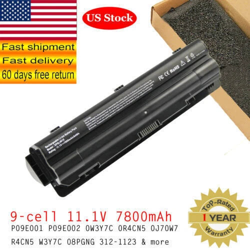 L401X R795X Battery for Dell XPS XPS 17 15 14 L702X L701X L502X L501X 7800mAh US