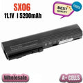 For HP EliteBook 2560P 2570P SX06 SX03 NOTEBOOK BATTERY - 632421-001 632419-001