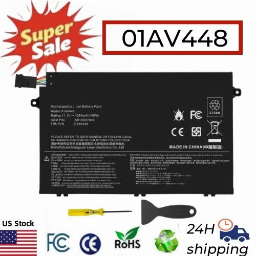 ?01AV448 Battery For Lenovo ThinkPad E480 E490 E580 E590 01AV445 01AV446 01AV447