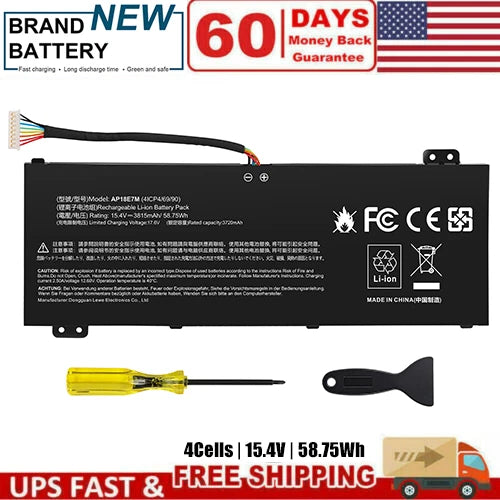 AP18E7M AP18E8M Battery For Acer Nitro 5 7 AN515-54 AN715-51 AN515-55 58.75Wh