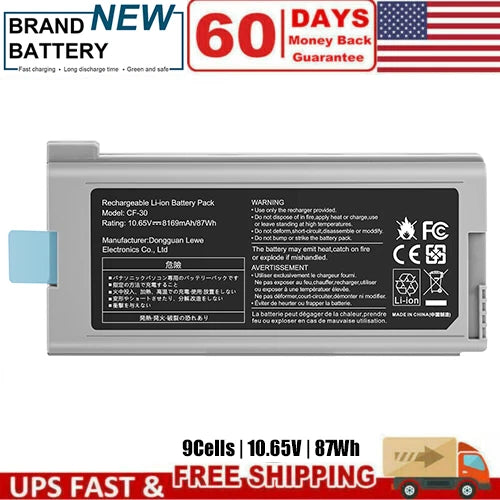 CF-VZSU46 CF-VZSU46U CF-30 Battery for Panasonic Toughbook CF-31 CF-53 CF-VZSU71