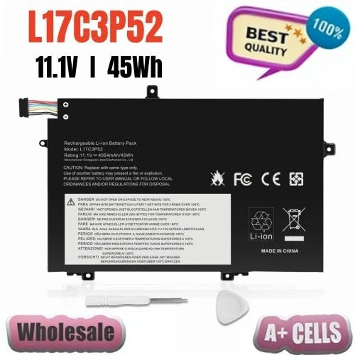L17C3P52 L17L3P52 L17M3P53 Battery for Lenovo ThinkPad L480 L490 L14 L15 Gen 2