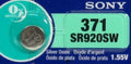MURATA / SONY 371 370 SR920W SR920SW (1 Piece) Brand New Battery US Seller