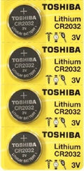 Lot of 4 Original Toshiba CR2032 CR 2032 3V LITHIUM BATTERY BR2032 Remote DL2032