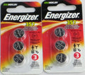 Energizer 357 1.55V Silver Oxide 0% Mercury Batteries 6 Pack
