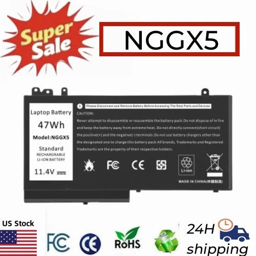NGGX5 Battery For Dell Latitude E5270 E5470 E5570 Precision 15-3510 P48F001 47Wh
