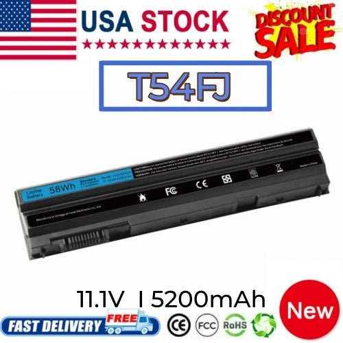 E6420 Battery For Dell Latitude E6440 E5430 E5520 E5530 E6430 E6520 E6540 T54FJ