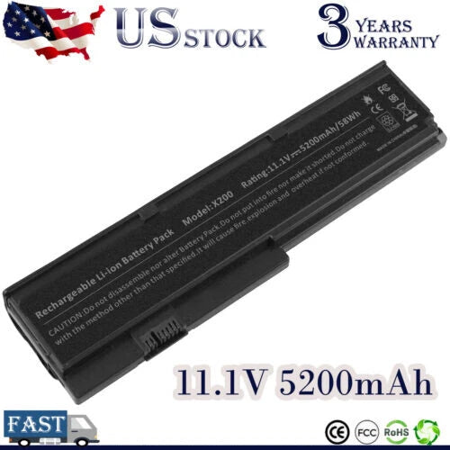 Laptop Battery for Lenovo ThinkPad X200 X200s X201 X201s 42T4534 42T4835 43R9254