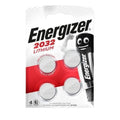 Energizer CR2032 Batteries 3V Lithium Coin Cell 2032 Watch Battery 4 Count