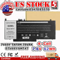 6MT4T Battery/Charger for Dell Latitude E5470 E5570 79VRK 7V69Y TXF9M Notebook