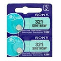 2 Sony 321 SR616SW SR616 D321 V321 SR65 GP321 LR65 Silver Oxide Battery